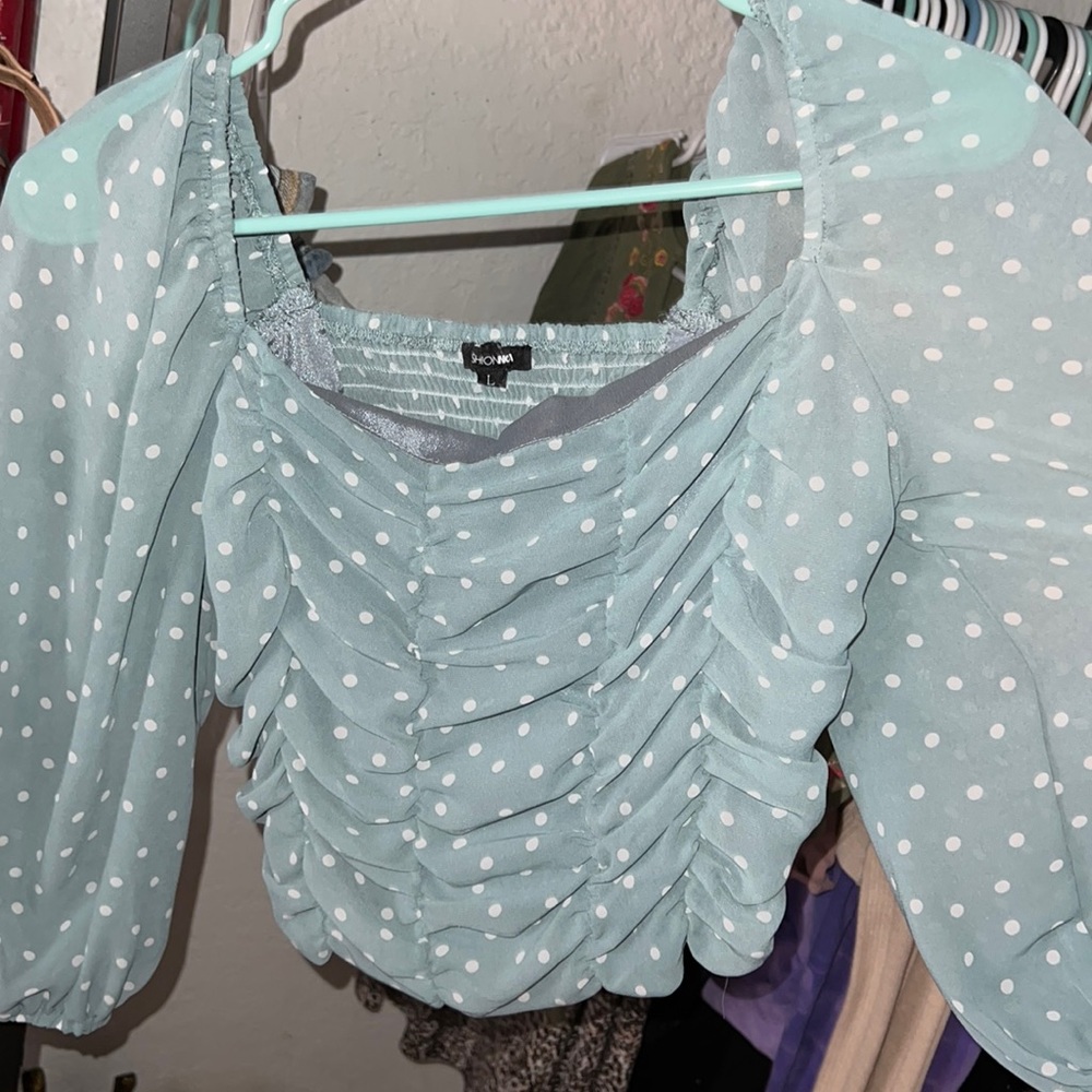 Blue blouse
